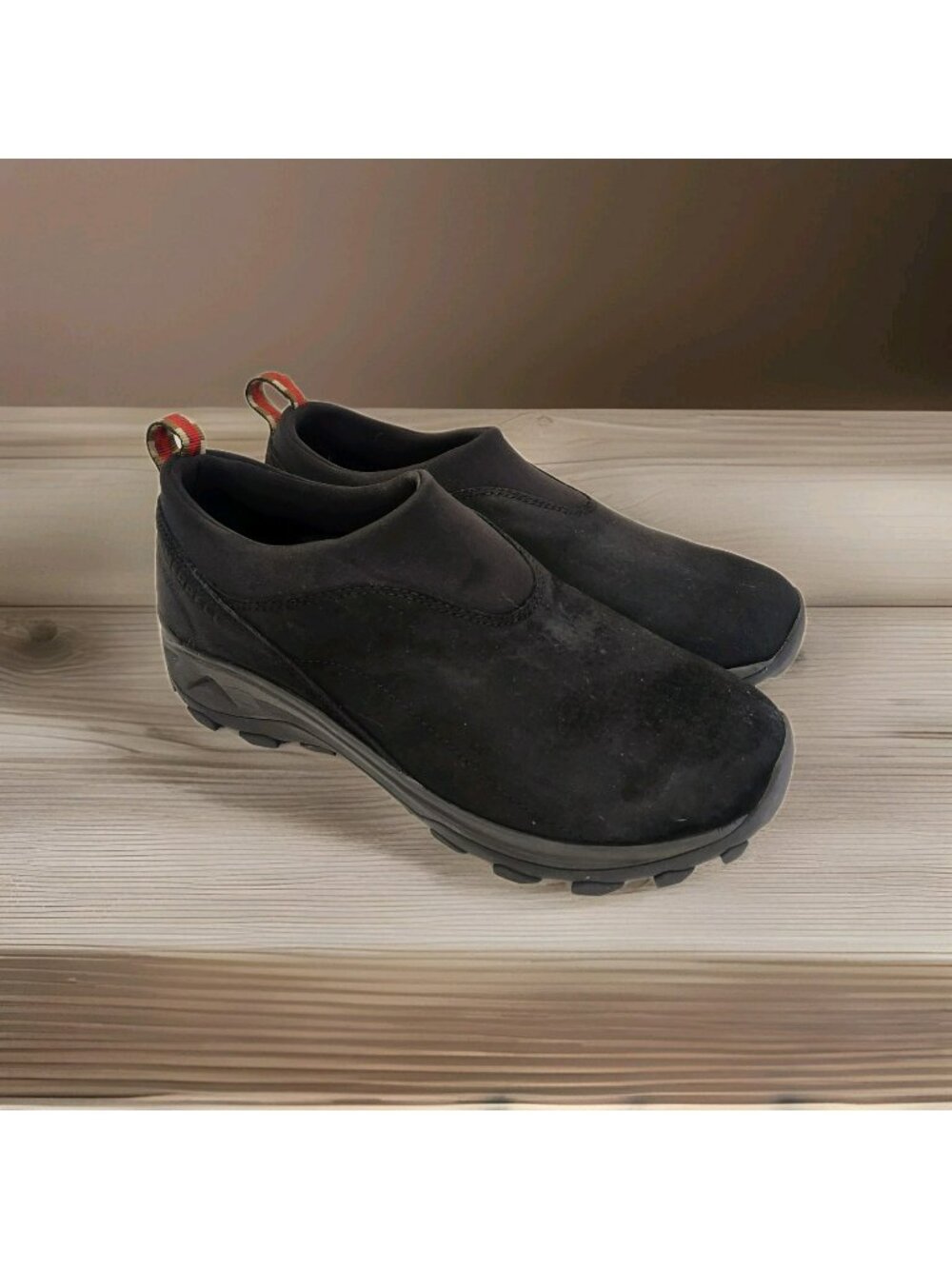 Merrell Winter Moc 3 Shoes Nubuck Men 13 Black Black Slip On Suede Comfort Clog